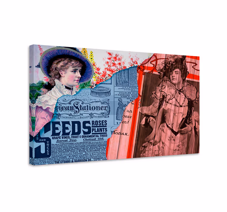 Elegantní obraz vintage módní portréty - TenStickers