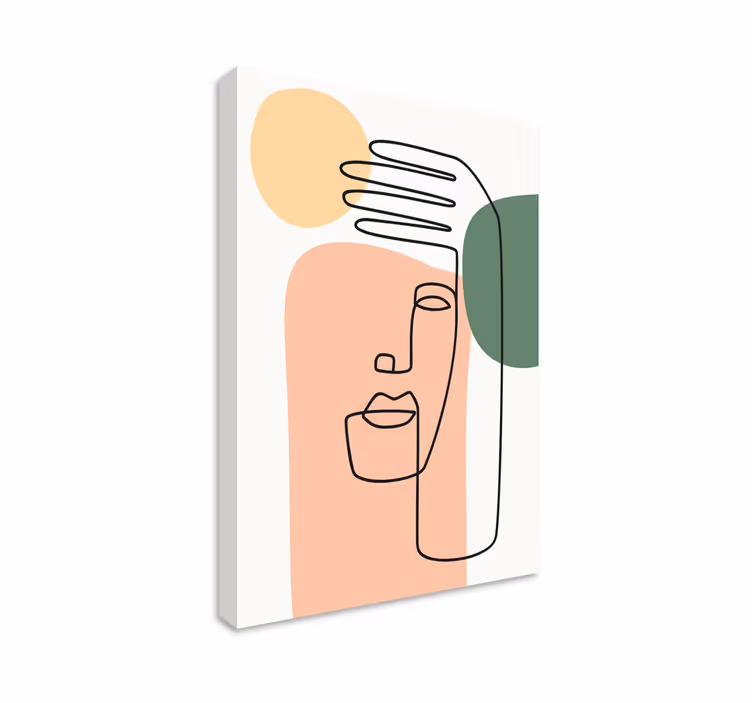 Obrazy na plátně moderní minimalistická linie - TenStickers