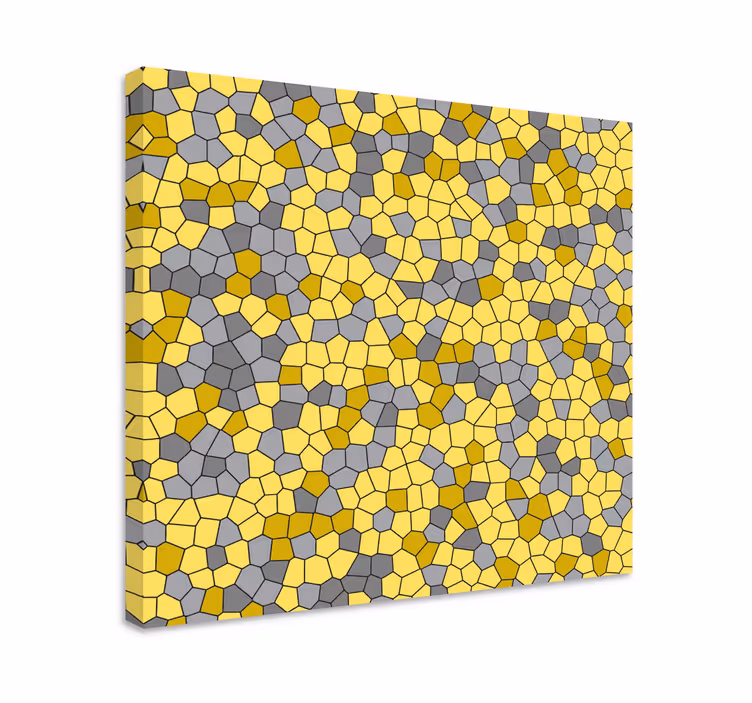 Geometrická obraza design včelího plástu - TenStickers