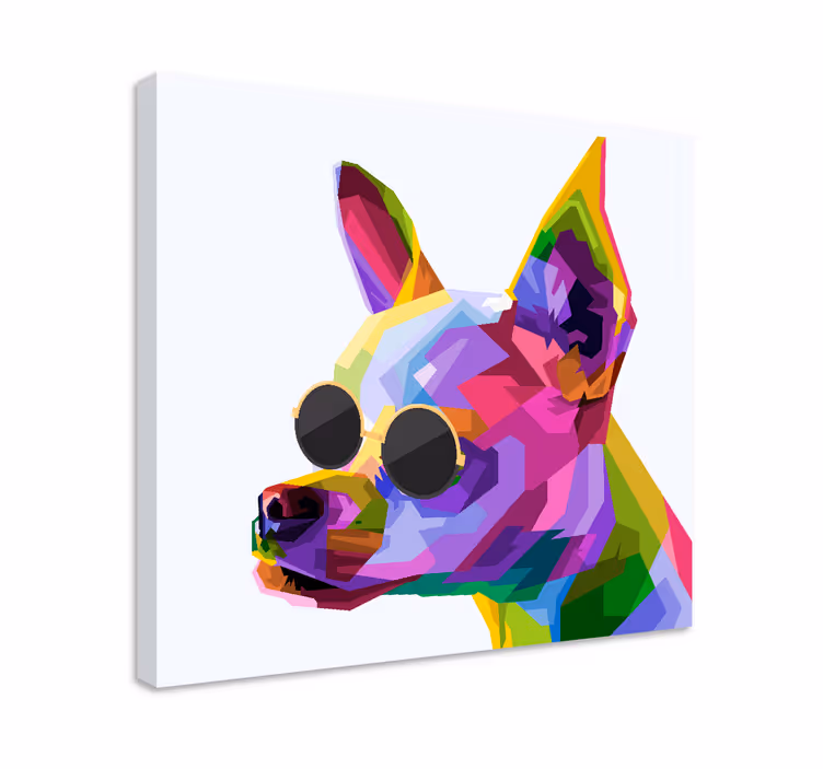 Obraz psa živé umění pro milovníky psů - TenStickers
