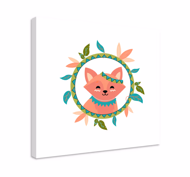 Obraza koček okouzlující portrét lišky - TenStickers