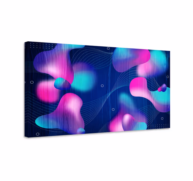 Moderní obraz abstraktní fluidní tvary - TenStickers