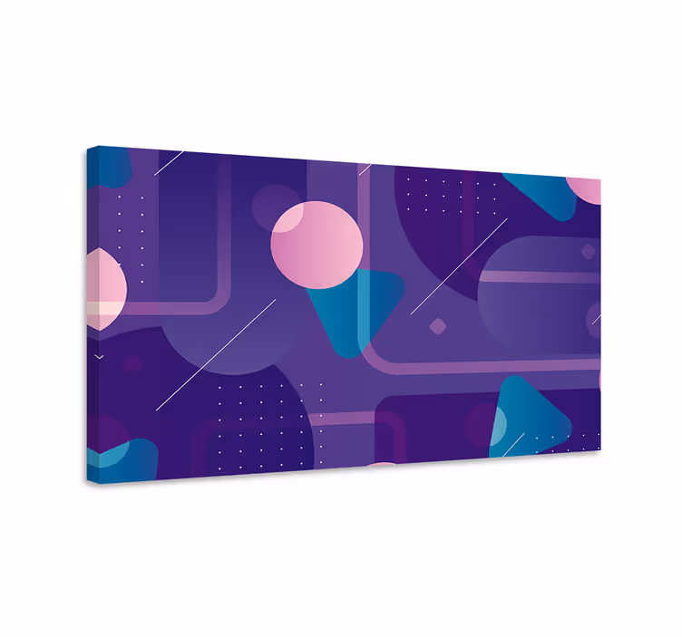 Geometrická obraza návrh abstraktních tvarů - TenStickers