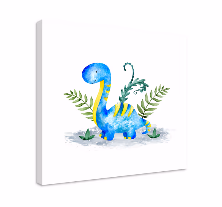 Obrazy dinosaura na plátně s dlouhým krkem - TenStickers
