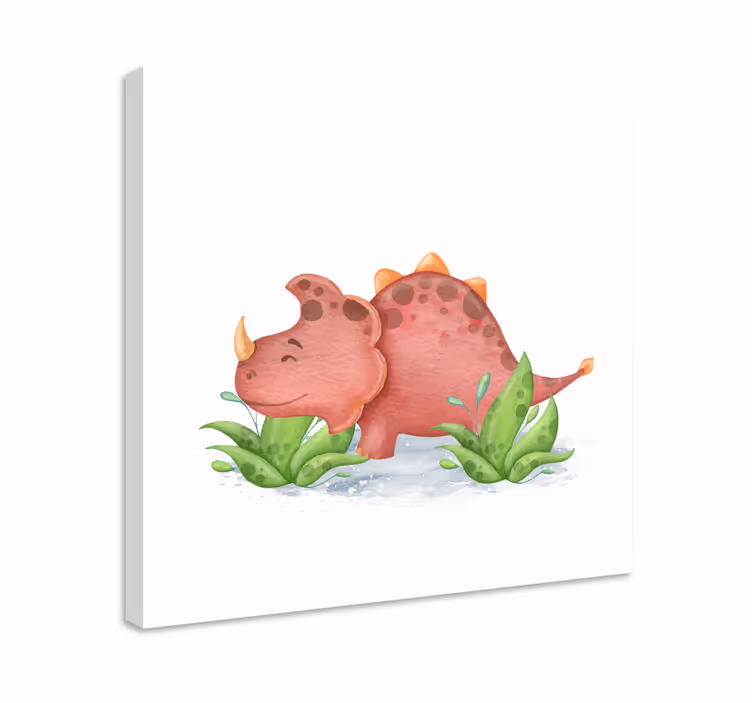 Dětský triceratops Obraza dinosaurů - TenStickers