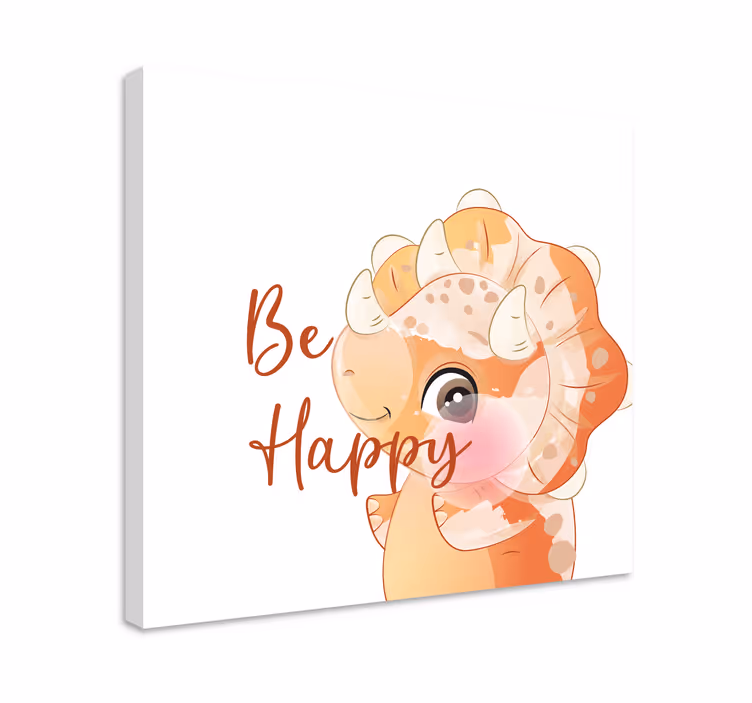 Dinosaur be happy severské tisky - TenStickers