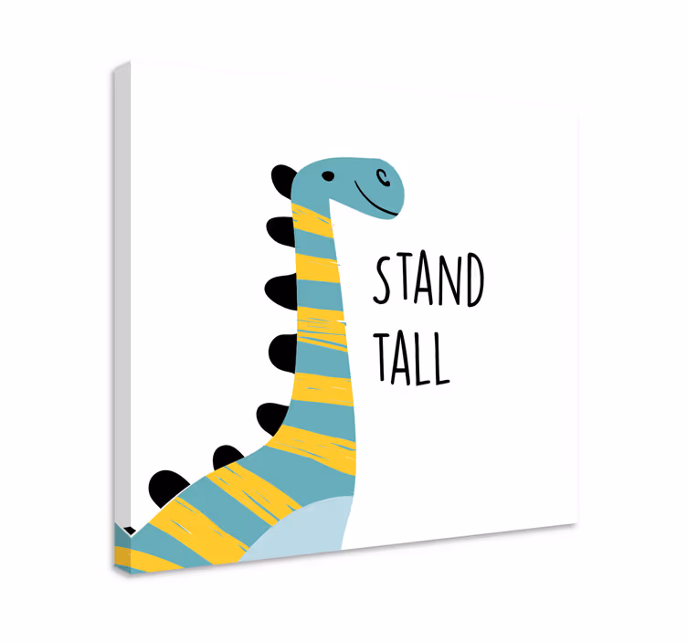 Obraza dinosaurů Šťastný dinosaur - TenStickers