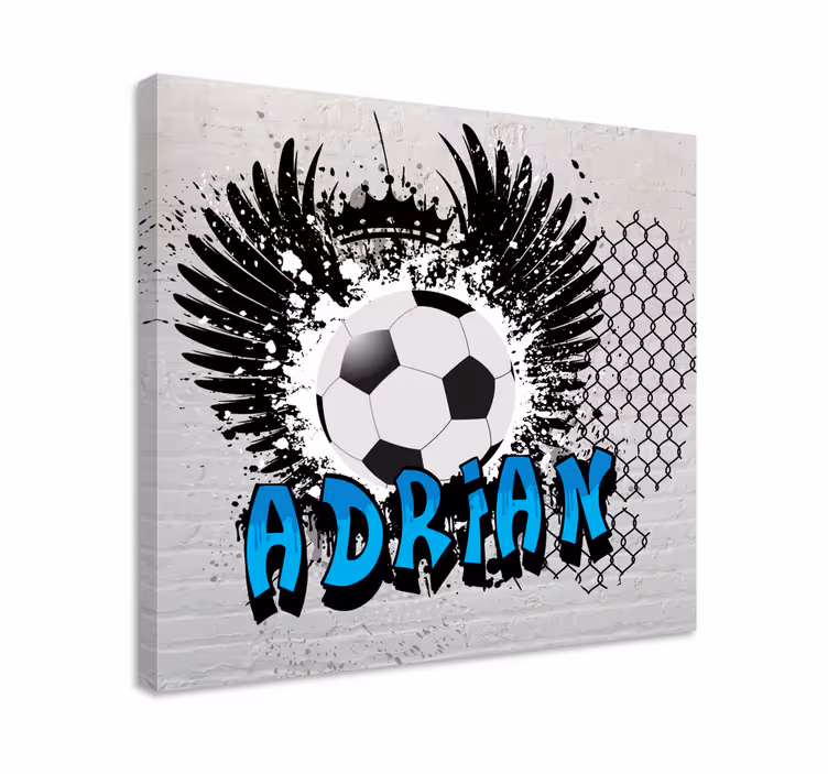 Mistrovské graffiti přizpůsobené obraz - TenStickers