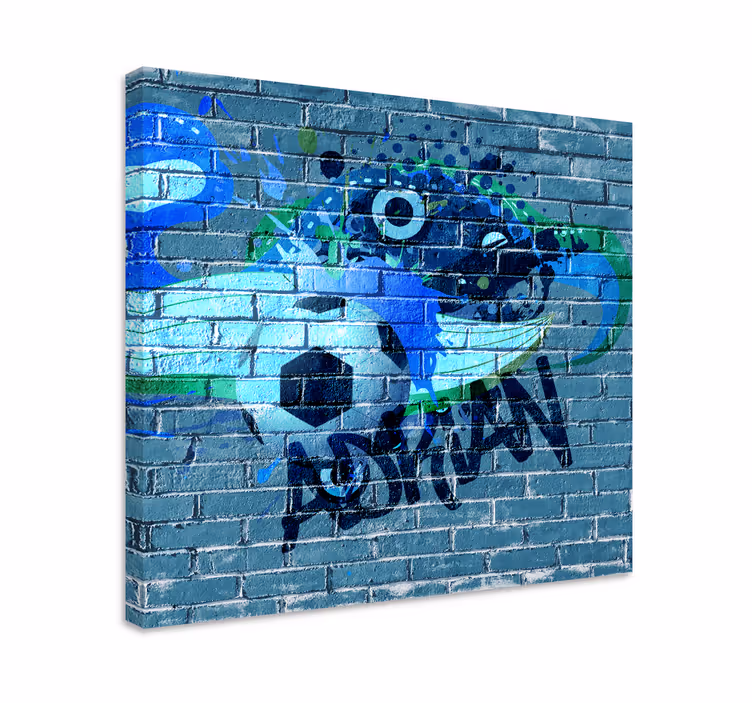 Obraza sport fotbalové graffiti umění - TenStickers