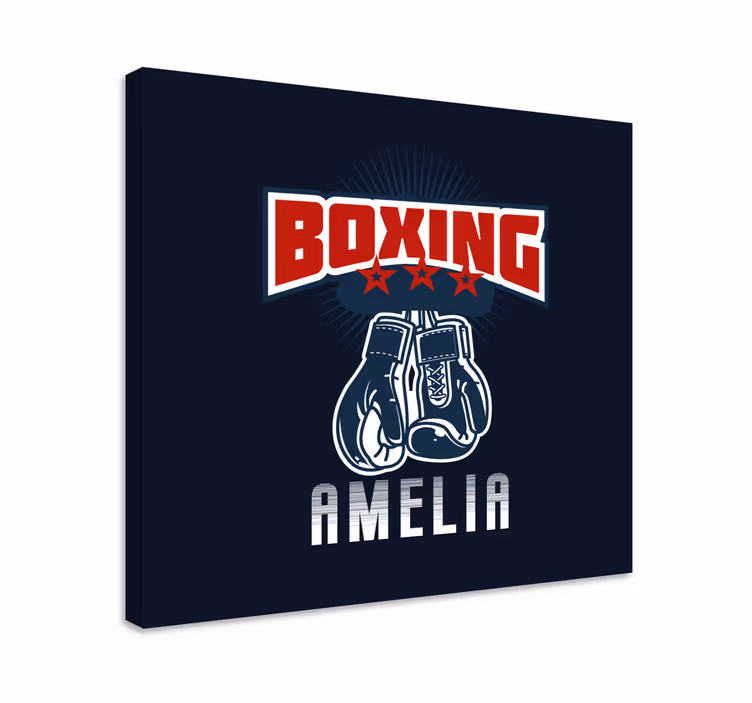 Obraza sport emblém boxerských rukavic - TenStickers