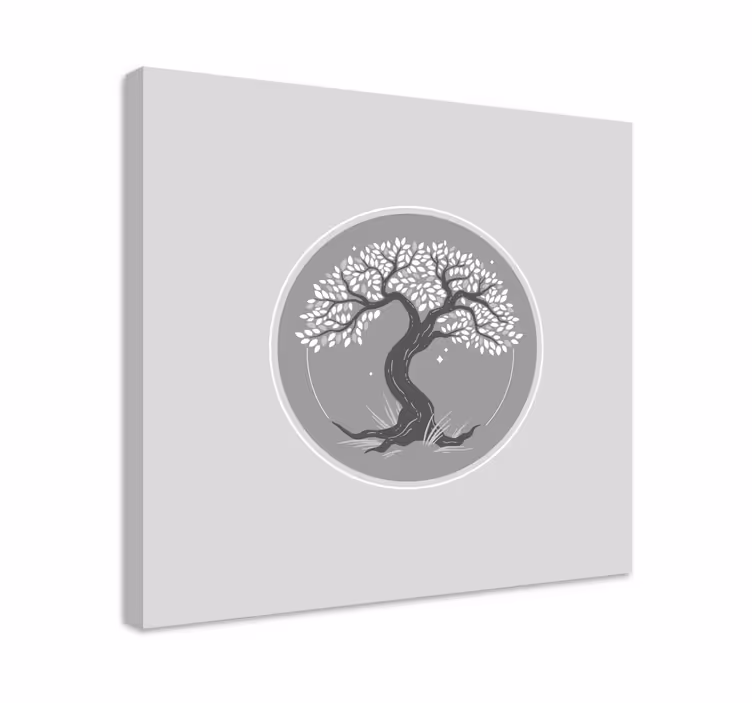 Stylizovaná silueta stromu Obraza stromy - TenStickers
