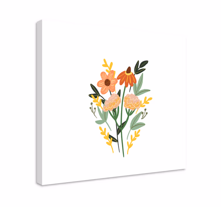 Obraza květin a rostlin okouzlující květinový bouquet - TenStickers