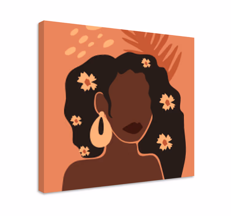 Obraz lidé a postavy elegantní silueta ženy - TenStickers
