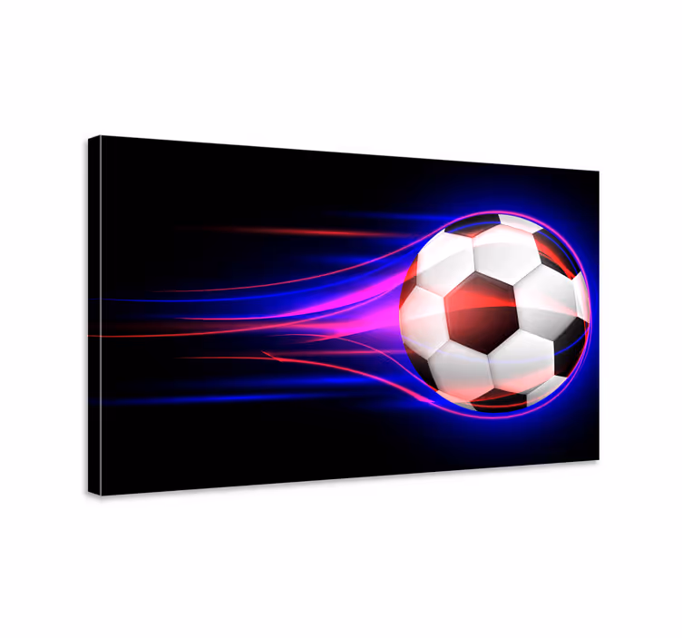 Obraza sport dynamický fotbalový pohyb - TenStickers