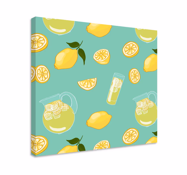 Obraza s ovocem osvěžující limonády - TenStickers
