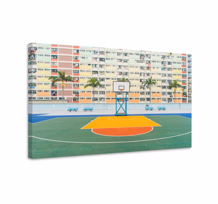 Pulzující basketbalové hřiště Obraza Sport - TenStickers