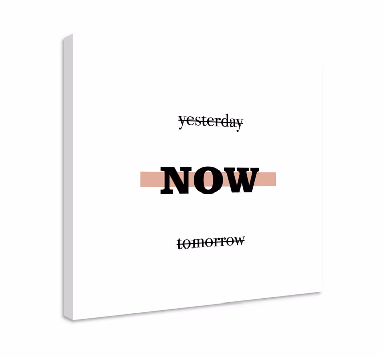 Obraza citací nyní motivující fráze - TenStickers