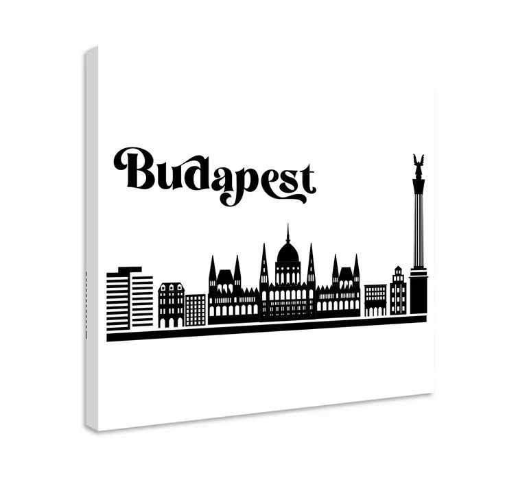 Obraza města a země budapešťský panoramatický výhled - TenStickers