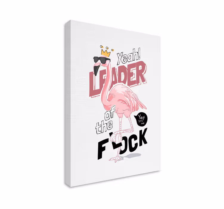 Plameňák legrační nabídka design zvířecí obraz - TenStickers