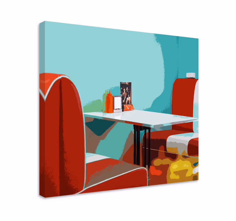 Retro restaurace obraz obrázky obývací pokoj - TenStickers