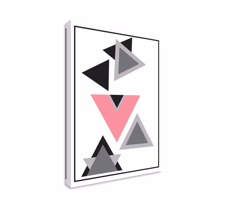 Trojúhelníky abstraktní umění geometrické obraz - TenStickers
