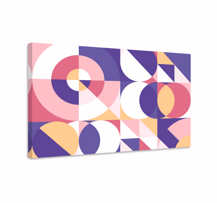 Abstraktní postavy geometrické umění geometrické obraz - TenStickers