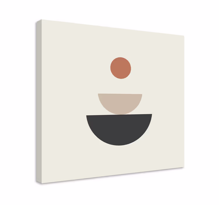 Geometrická obraza abstraktní kruhové vrstvy - TenStickers