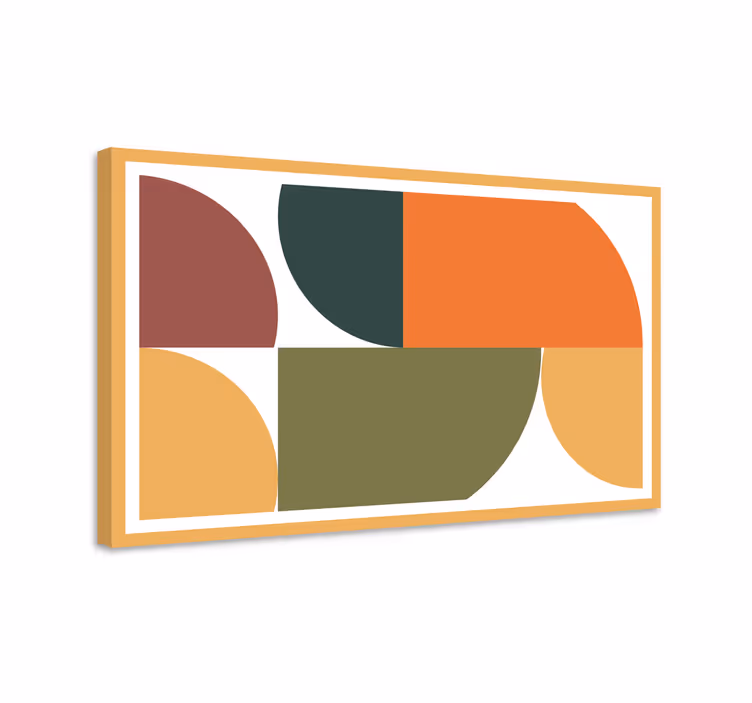 Abstraktní geometrické umění geometrické obraz - TenStickers