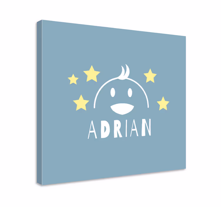 Obraza děti Šťastná tvář postavy - TenStickers