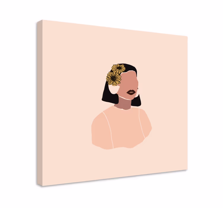 Obraz lidé a postavy elegantní portrét ženy - TenStickers