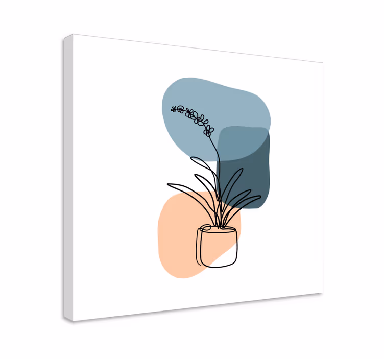 úžasné minimalistické orchideje design květinové obraz - TenStickers