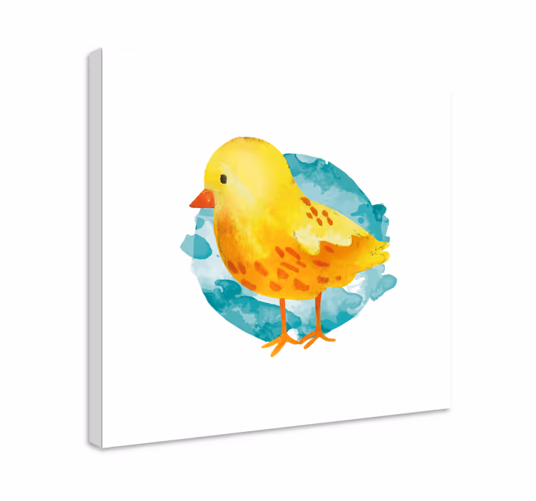 Obraz ptáka okouzlující žluté kuřátko - TenStickers