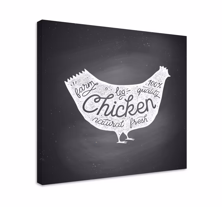 Obraza stromy Čerstvé farmářské kuře - TenStickers