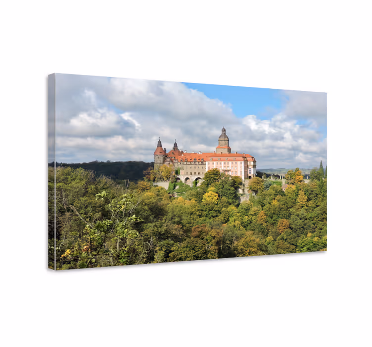 Majestátní hrad na plátně polské krajiny - TenStickers