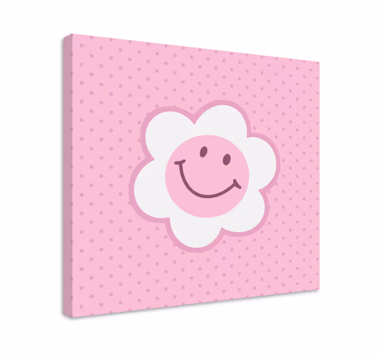 Obraza jelenů Šťastná květinová tvář - TenStickers