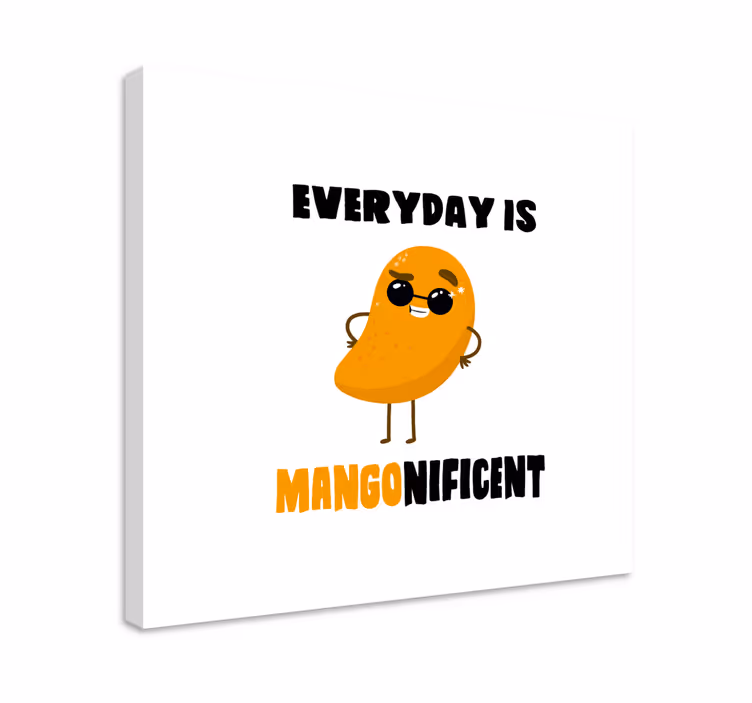 Vtipný citát s mangem citát na plátně nástěnné umění - TenStickers