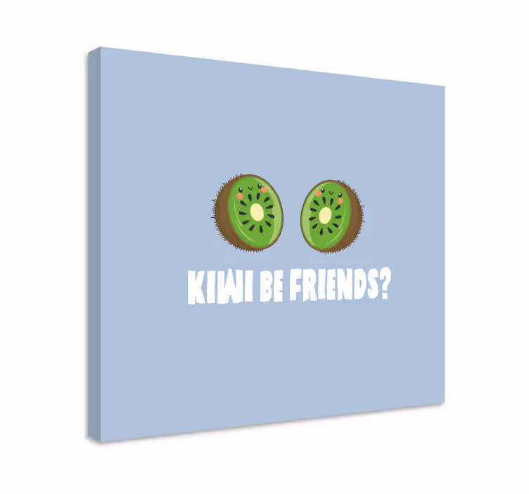 Vtipný citát s kiwi citovat obraz nástěnné umění - TenStickers
