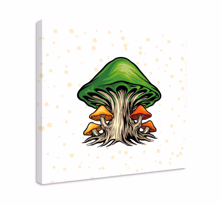 Obraza květin a rostlin vzory růstu hub - TenStickers
