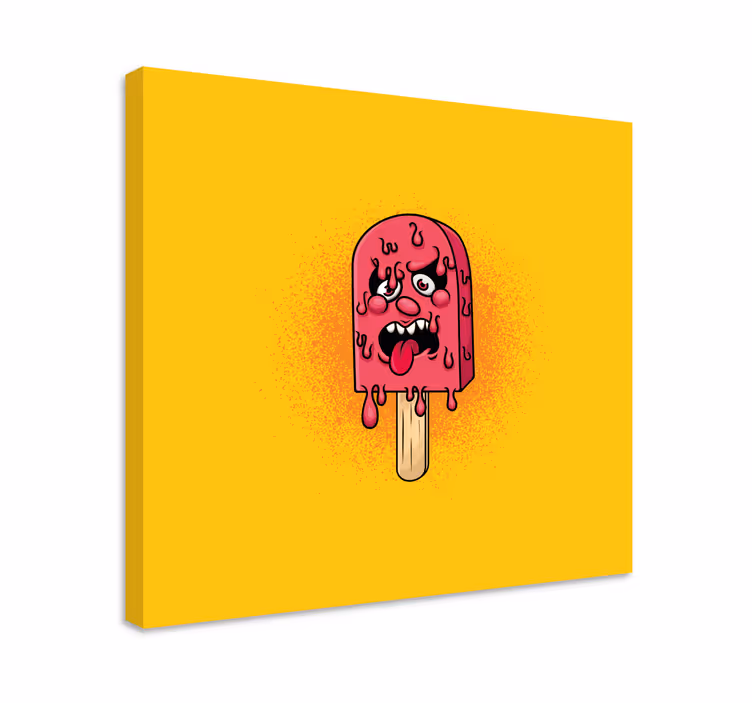 Ice pop drop graffiti kreslený moderní obraz - TenStickers