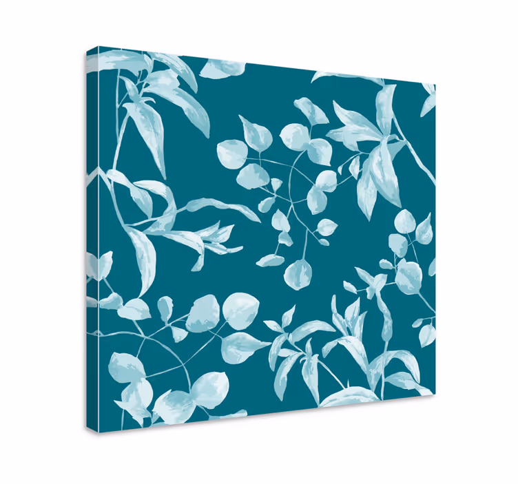 Obraza květin a rostlin elegantní listový design - TenStickers