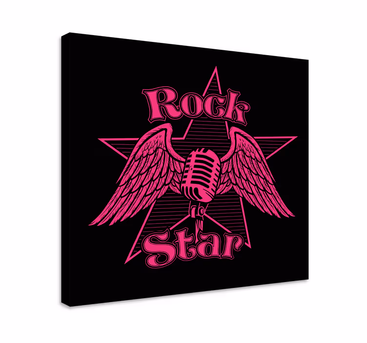 Obrazová hudba křídla rockové hvězdy - TenStickers