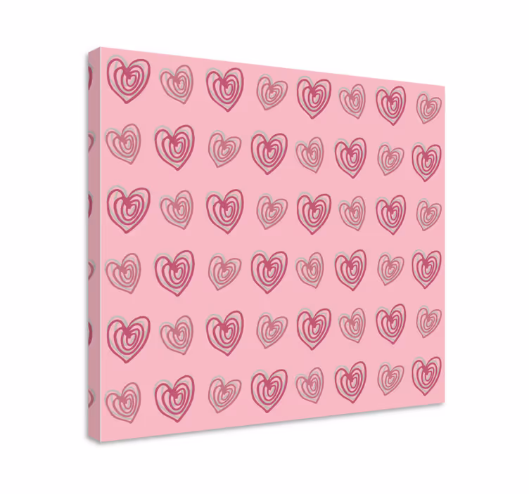 Obrazová motivace s designem srdíček - TenStickers