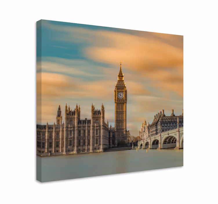 Obrazy na plátně moderního města londýn big ben - TenStickers
