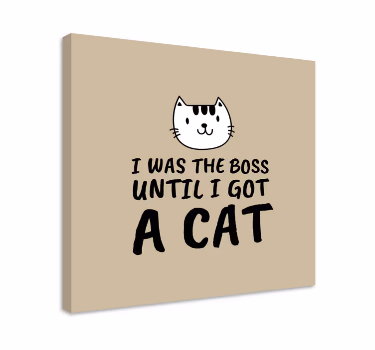 Byl jsem šéf legrační citát obraz - TenStickers