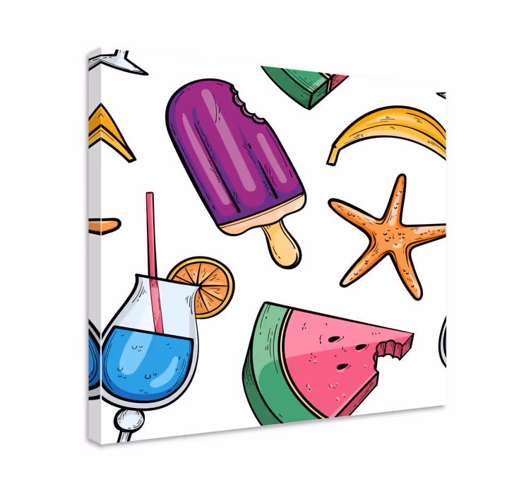 Obraza s ovocem letní ovocné dobroty - TenStickers