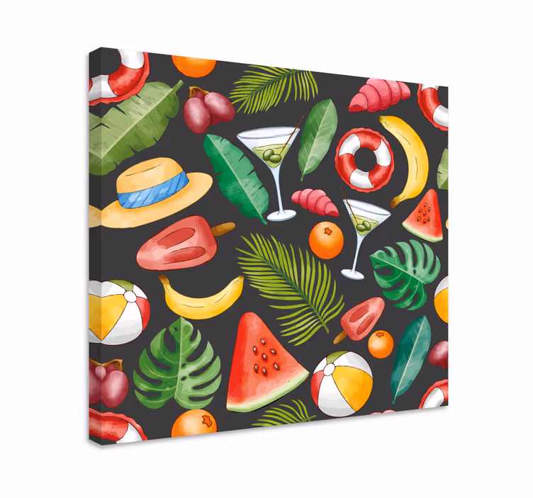 Obraza s ovocem tropické osvěžení - TenStickers