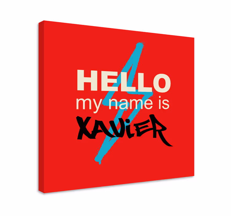Jmenuji se personalizované obraz s grafickými kartami - TenStickers