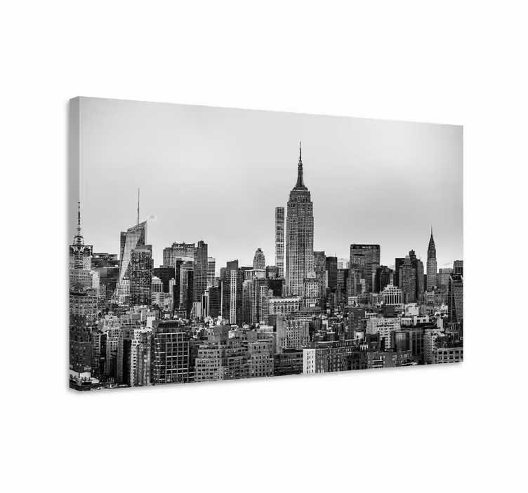 Podrobné tisky na obraz panorama města new york - TenStickers