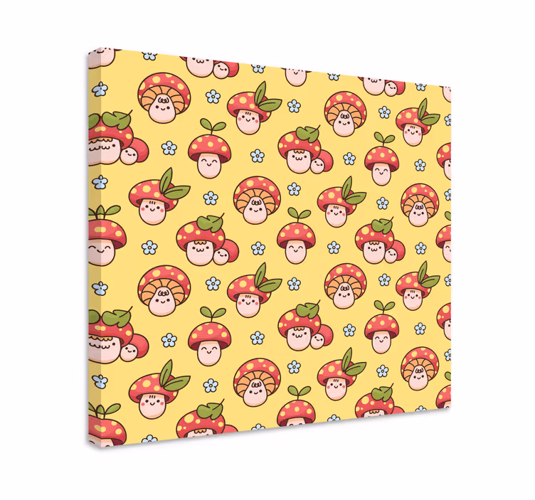 Obraz houbových postaviček - TenStickers