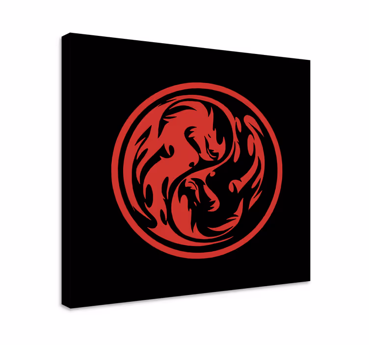 Obraza dinosaurů s dynamickým drakem - TenStickers